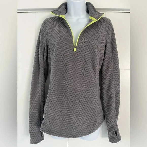 NWT TG Tek Gear/ Pullover/ Quarter-zip/ Sweater/ Grey/ Size US M - Picture 2 of 9